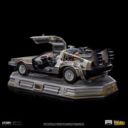 RITORNO AL FUTURO DELOREAN ART SCALE 1/10 STATUA FIGURE IRON STUDIOS