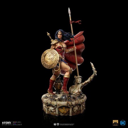 WONDER WOMAN UNLEASHED BDS ART SCALE DELUXE 1/10 STATUA FIGURE