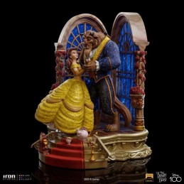 LA BELLA E LA BESTIA BEUTY AND THE BEAST ART SCALE DELUXE 1/10 STATUA FIGURE IRON STUDIOS