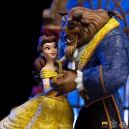 LA BELLA E LA BESTIA BEUTY AND THE BEAST ART SCALE DELUXE 1/10 STATUA FIGURE IRON STUDIOS