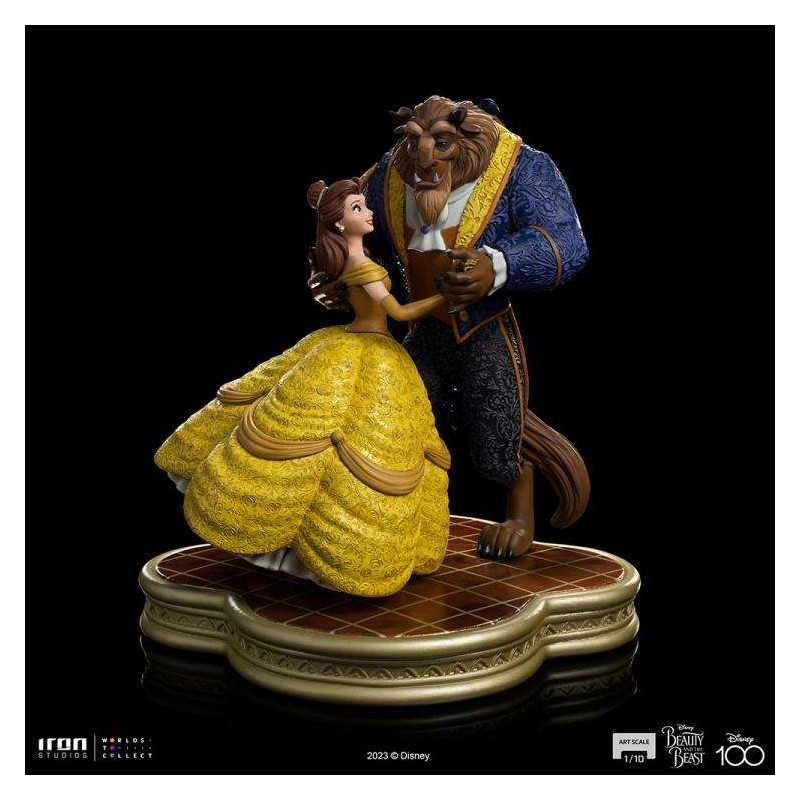 IRON STUDIOS BEUTY AND THE BEAST BELLE AND THE BEAST ART SCALE 1/10 STATUE FIGURE