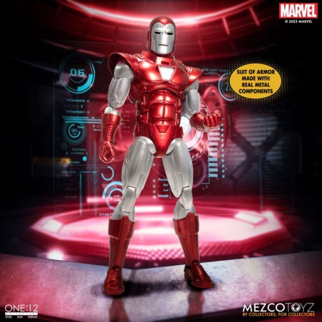IRON MAN SILVER CENTURION ONE:12 COLLECTIVE ACTION FIGURE