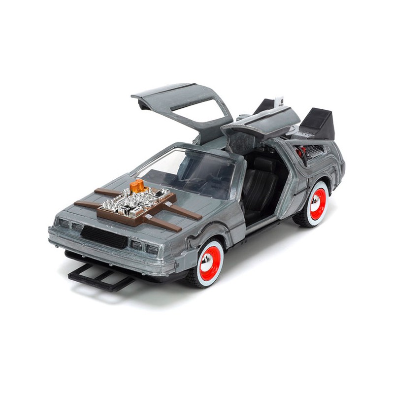 BACK TO THE FUTURE PART III DELOREAN DIE CAST 1/32 MODEL JADA TOYS