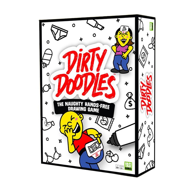 YAS! GAMES DIRTY DOODLES ITALIAN BOARDGAME