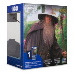 MC FARLANE LORD OF THE RINGS GANDALF MOVIE MANIACS ACTION FIGURE