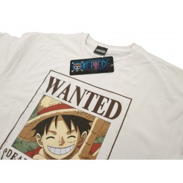 MAGLIA T SHIRT ONE PIECE MONKEY D LUFFY WANTED