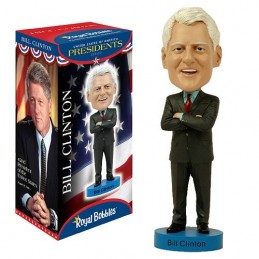 ROYAL BOBBLES BILL CLINTON HEADKNOCKER BOBBLE HEAD ACTION FIGURE