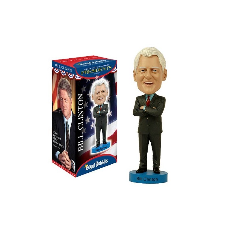 BILL CLINTON HEADKNOCKER BOBBLE HEAD ACTION FIGURE ROYAL BOBBLES