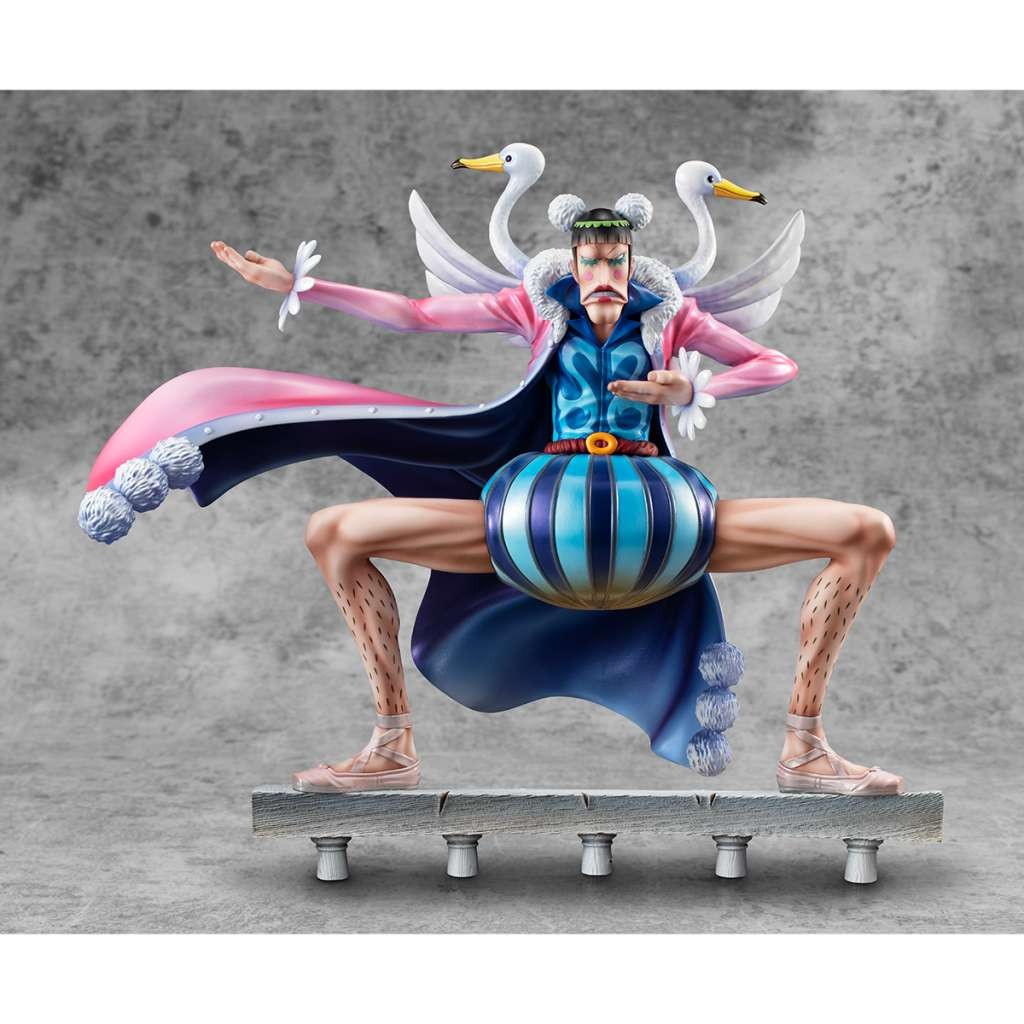MEGAHOUSE ONE PIECE P.O.P. MR. TWO VON CLAY BENTHAM STATUA FIGURE