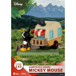 BEAST KINGDOM D-STAGE CAMPSITES SERIES MICKEY MOUSE STATUE FIGURE DIORAMA