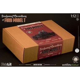 STAN LAUREL AND OLIVER HARDY ON FORD MODEL T 1/12 MODEL KIT RESIN FIGURE INFINITE STATUE