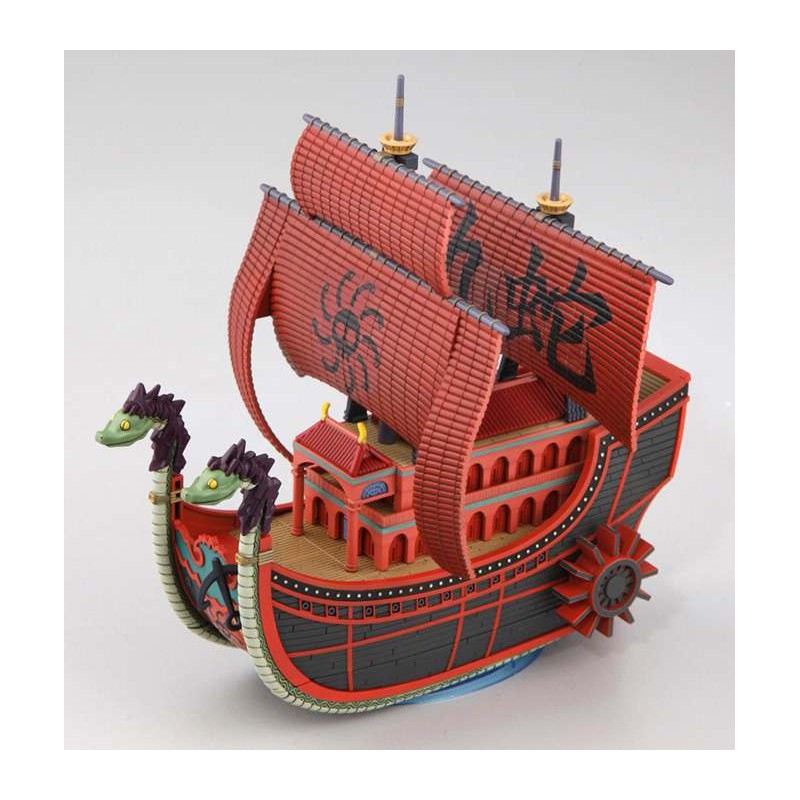 ONE PIECE GRAND SHIP COLLECTION NINE SNAKE PIRATE SHIP MODEL KIT BANDAI ONE PIECE GRAND SHIP COLLECTION NINE SNAKE PIRATE SHIP MODEL KIT BANDAI
