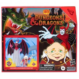 DUNGEONS & DRAGONS CARTOON CLASSICS VENGER AND DUNGEON MASTER ACTION FIGURE HASBRO