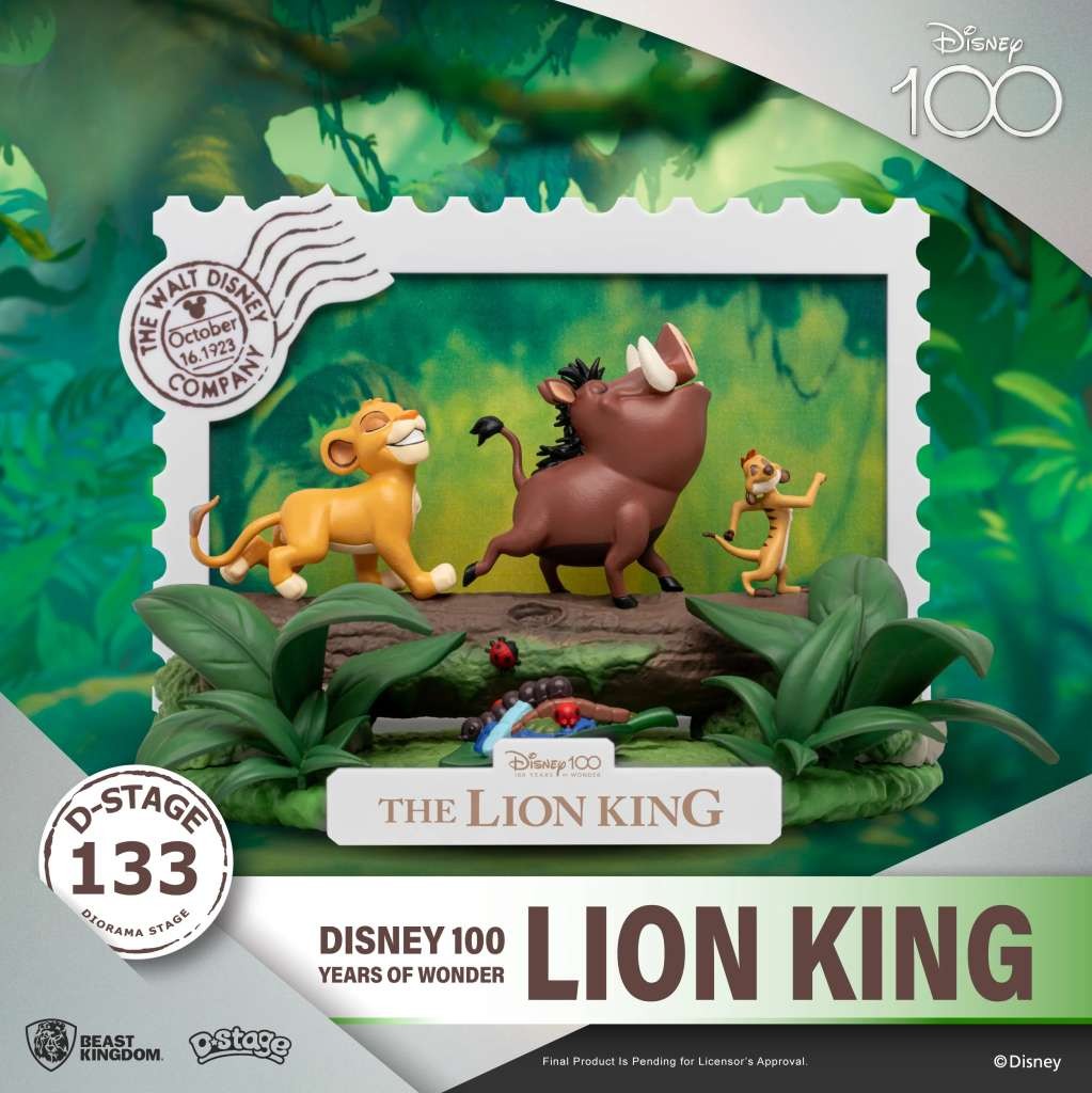 Disney 100 Years of Wonder D-Stage PVC Diorama Lion King 10 cm