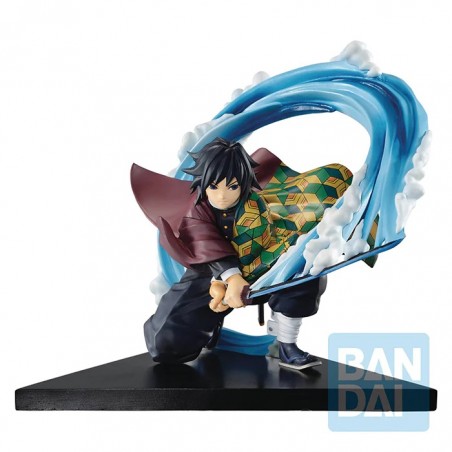 DEMON SLAYER ICHIBANSHO GIYU TOMIOKA UNBREAKABLE HEART AND SWORD STATUE FIGURE