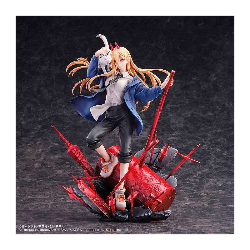 CHAINSAW MAN POWER AND MEOWY S-FIRE 1/7 FIGURE STATUE