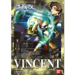 CODE GEASS LELOUCH OF THE REBELLION - VINCENT MODEL KIT ACTION FIGURE BANDAI