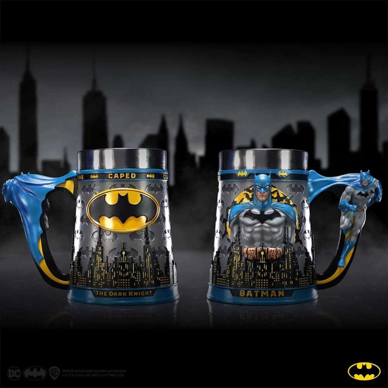 BATMAN THE CAPED CRUSADER TANKARD BOCCALE NEMESIS NOW