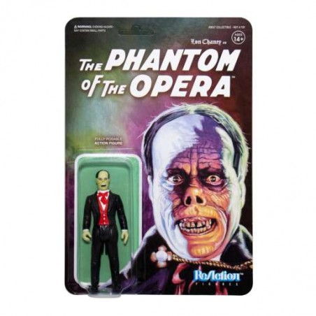 UNIVERSAL MONSTERS THE PHANTOM OF THE OPERA REACTION ACTION FIGURE