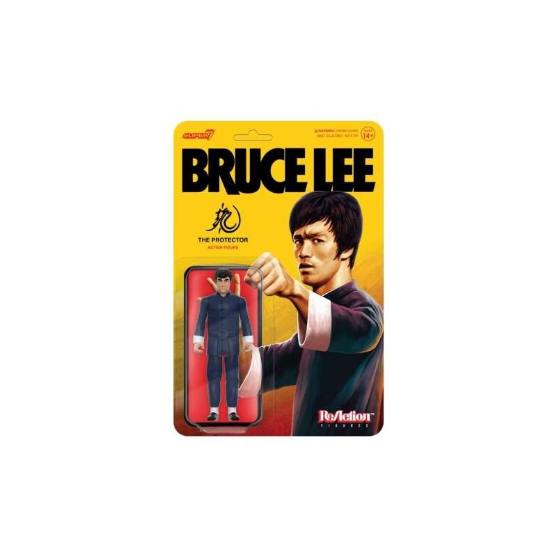 SUPER7 BRUCE LEE THE PROTECTOR REACTION ACTION FIGURE