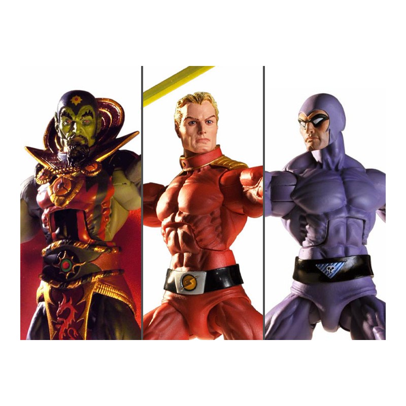 NECA DEFENDERS OF THE EARTH SERIES 1 SET 3x ACTION FIGURES