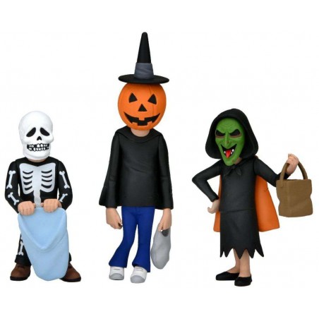 HALLOWEEN 3 TOONY TERRORS 3-PACK TRICK OR TREATERS ACTION FIGURES