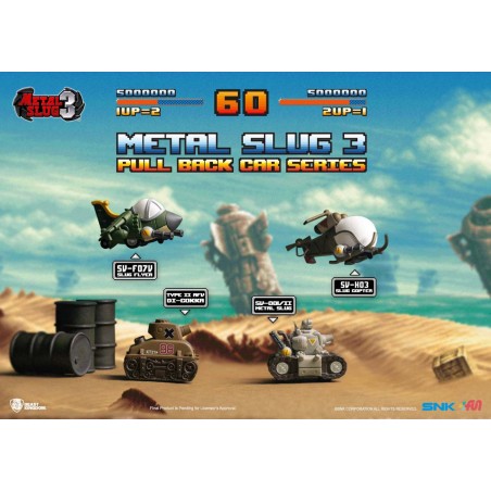 METAL SLUG 3 PULL BACK CAR SERIES SET MINI REPLICHE