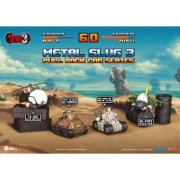 METAL SLUG 3 PULL BACK CAR SERIES SET MINI REPLICHE BEAST KINGDOM