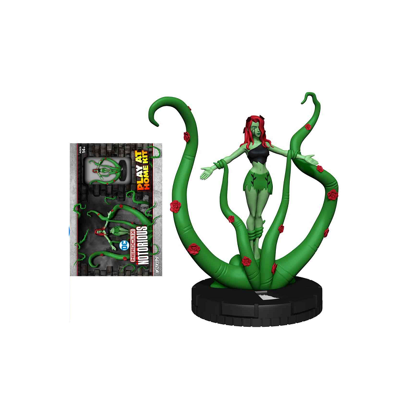 DC COMICS HEROCLIX NOTORIOUS POISON IVY PLAY AT HOME KIT WIZKIDS DC COMICS HEROCLIX NOTORIOUS POISON IVY PLAY AT HOME KIT WIZKIDS