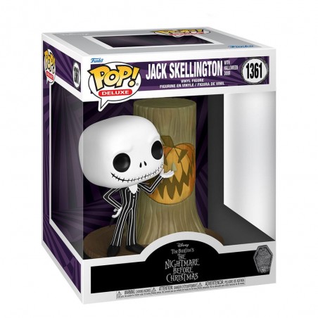 FUNKO POP! THE NIGHTMARE BEFORE CHRISTMAS JACK SKELLINGTON HALLOWEEN DOOR DELUXE BOBBLE HEAD FIGURE