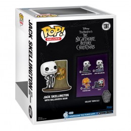 FUNKO POP! THE NIGHTMARE BEFORE CHRISTMAS JACK SKELLINGTON HALLOWEEN DOOR DELUXE BOBBLE HEAD FIGURE FUNKO