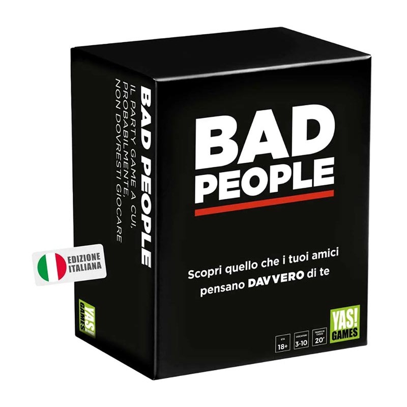 YAS! GAMES BAD PEOPLE ITALIAN BOARDGAME