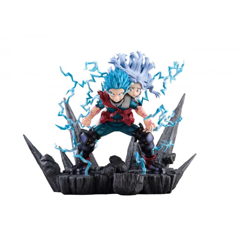 TAKARA TOMY MY HERO ACADEMIA IZUKI MIDORIYA AND ERI STATUE FIGURE