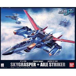 BANDAI PERFECT GRADE PG GUNDAM SKYGRASPER AND AILE STRIKER 1/60 MODEL KIT