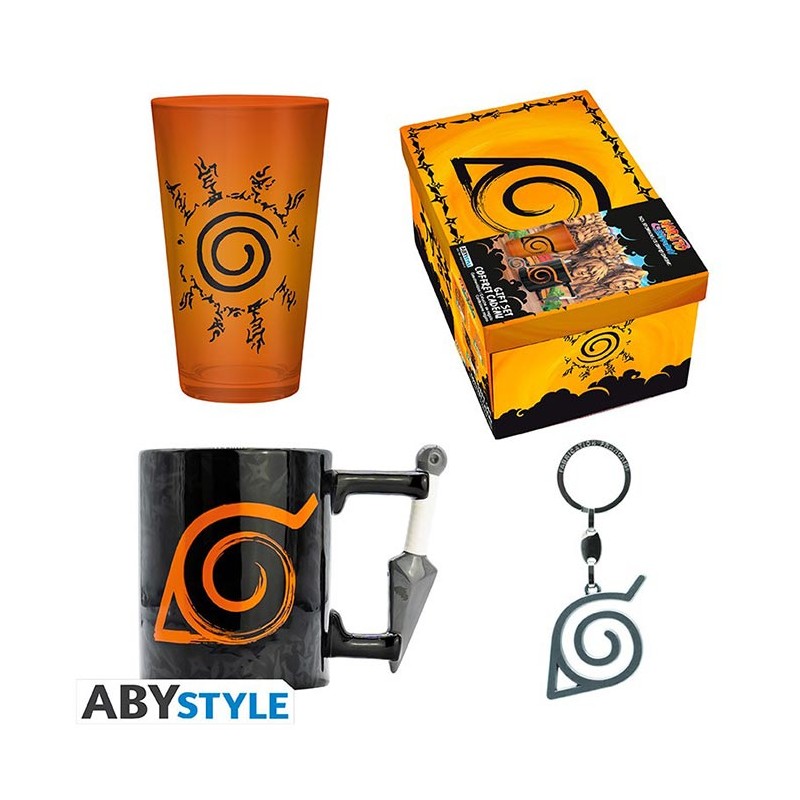 NARUTO SHIPPUDEN GIFT SET 4 IN 1 ABYSTYLE