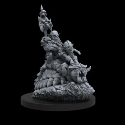 STEAMFORGED GAMES EPIC ENCOUNTERS LABYRINTH OF GOBLIN TSAR SET MINIATURES