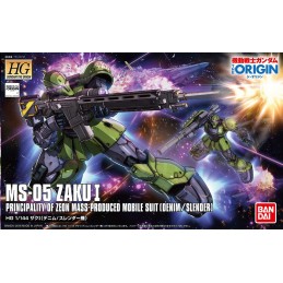 BANDAI HIGH GRADE HG GUNDAM ZAKU I DENIM SLENDER 1/144 MODEL KIT ACTION FIGURE