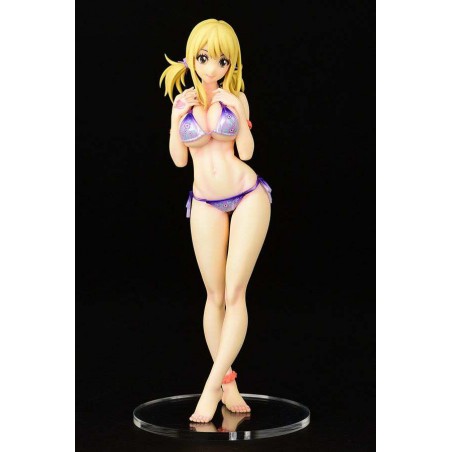 FAIRY TAIL LUCY HEARTFILIA SWIMSUIT PURE IN HEART TWIN TAIL 27CM STATUE FIGURE