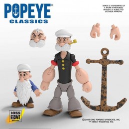 BOSS FIGHT STUDIO POPEYE CLASSICS WAVE 2 POOPDECK PAPPY ACTION FIGURE