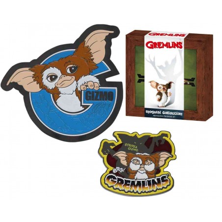 GREMLINS MOGWAI COLLECTION MEDALLION AND PIN BAGDE SET