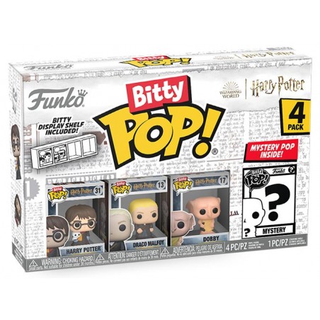 FUNKO BITTY POP! HARRY POTTER 4 PACK HARRY VINYL MINI FIGURE