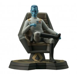 DIAMOND SELECT STAR WARS REBELS PREMIUM COLLECTION ADMIRAL THRAWN ON THRONE FIGURE STATUE