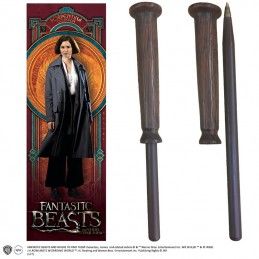 FANTASTIC BEAST - PORPENTINA WAND PEN AND BOOKMARK PENNA E SEGNALIBRO NOBLE COLLECTIONS