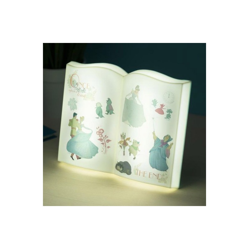 DISNEY CENERENTOLA STORY BOOK LIGHT LAMPADA PALADONE PRODUCTS