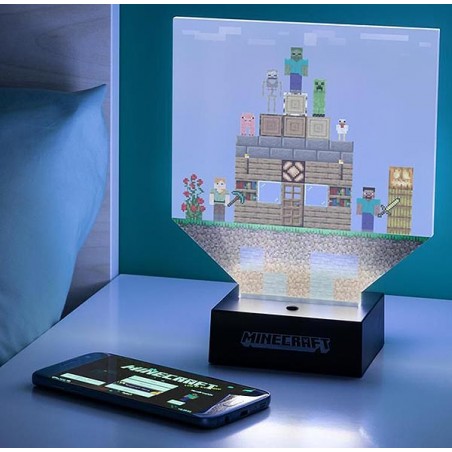 MINECRAFT BUILD A LEVEL LIGHT WITH STICKERS