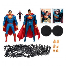 DC MULTIVERSE MULTIPACK SUPERMAN VS SUPERMAN EARTH-3 ACTION FIGURE MC FARLANE