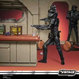 HASBRO STAR WARS VINTAGE COLLECTION THE CANTINA SHOOTOUT DIORAMA & IMPERIAL DEATH TROOPER