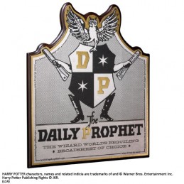 HARRY POTTER - THE DAILY PROPHET PLAQUE INSEGNA IN LEGNO 35X30CM NOBLE COLLECTIONS
