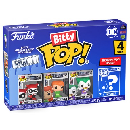 FUNKO BITTY POP! BATMAN THE ANIMATED SERIES 4 PACK HARLEY VINYL MINI FIGURE