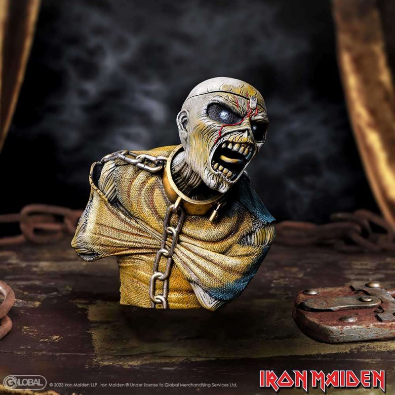 NEMESIS NOW IRON MAIDEN EDDIE PIECE OF MIND BUST BOX FIGURE NEMESIS NOW IRON MAIDEN EDDIE PIECE OF MIND BUST BOX FIGURE